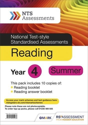 NTS READING YEAR 4, SUMMER PK10 (NATIONAL TEST-STYLE STANDARDISED ASSESSMENTS) | 9781510455436