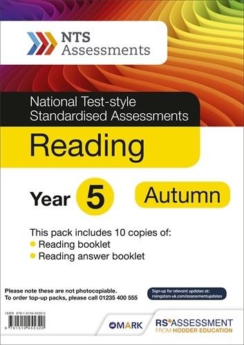 NTS READING YEAR 5, AUTUMN PK10 (NATIONAL TEST-STYLE STANDARDISED ASSESSMENTS) | 9781510455320