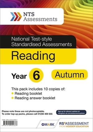 NTS READING YEAR 6, AUTUMN PK10 (NATIONAL TEST-STYLE STANDARDISED ASSESSMENTS) | 9781510455337