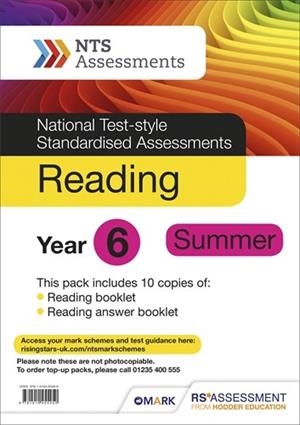 NTS READING YEAR 6, SUMMER PK10 (NATIONAL TEST-STYLE STANDARDISED ASSESSMENTS) | 9781510455450
