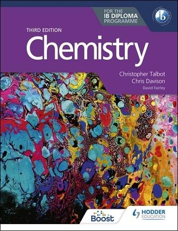 CHEMISTRY FOR THE IB DIPLOMA THIRD EDITION BOOST EBOOK BOOST UNIT EBOOK DIGITAL | 9781398371644