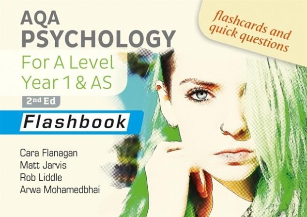 AQA PSYCHOLOGY FOR A LEVEL YEAR 1 & AS FLASHBOOK: 2ND EDITION | 9781912820443