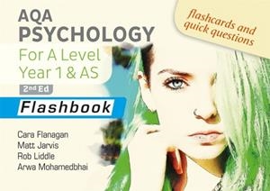 AQA PSYCHOLOGY FOR A LEVEL YEAR 1 & AS FLASHBOOK: 2ND EDITION | 9781912820443