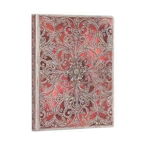 LIBRETA SILVER FLIGREE COLLECTION GARNET ULTRA LINED | 9781439794012