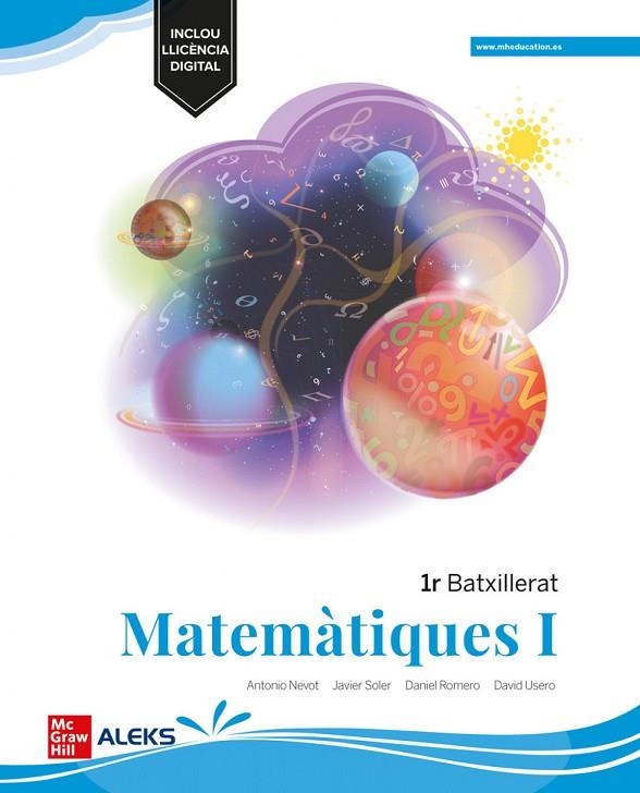 MATEMATIQUES 1 BATXILLERAT MEDITERRANIA LOMLOE | 9788448634940