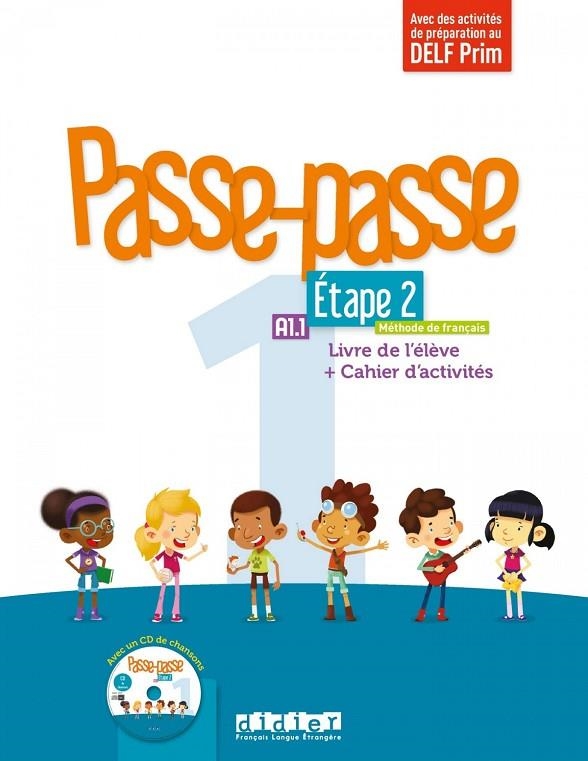 PASSE PASSE 1 ETAPE 2 LIVRE+CAHIER+MP3 | 9782278094554