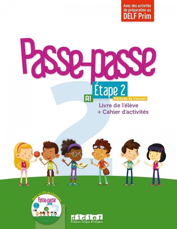 PASSE PASSE 2 ETAPE 2 LIVRE+CAHIER+MP3 | 9782278094585