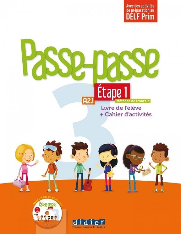 PASSE PASSE 3 ETAPE 1 LIVRE+CAHIER+MP3 | 9782278094592