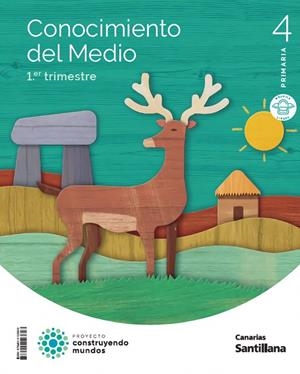 CONOCIMIENTO DEL MEDIO MOCHILA LIGERA 4 PRIMARIA CONSTRUYENDO MUNDOS | 9788414123843