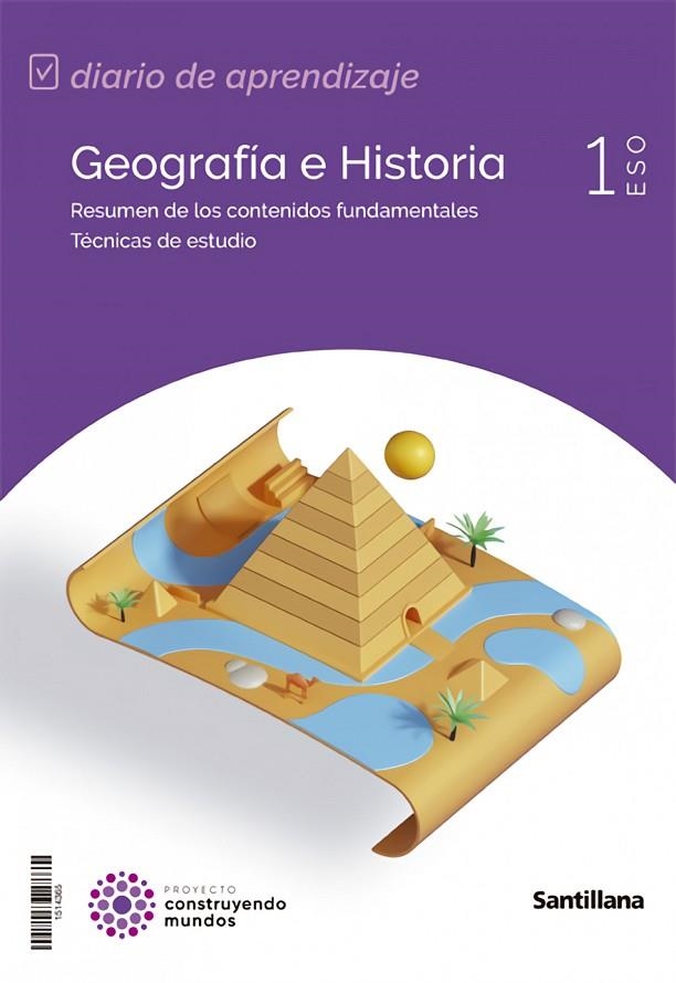 GEOGRAFIA E HISTORIA ARAGÓN 1 ESO CONSTRUYENDO MUNDOS | 9788468058665