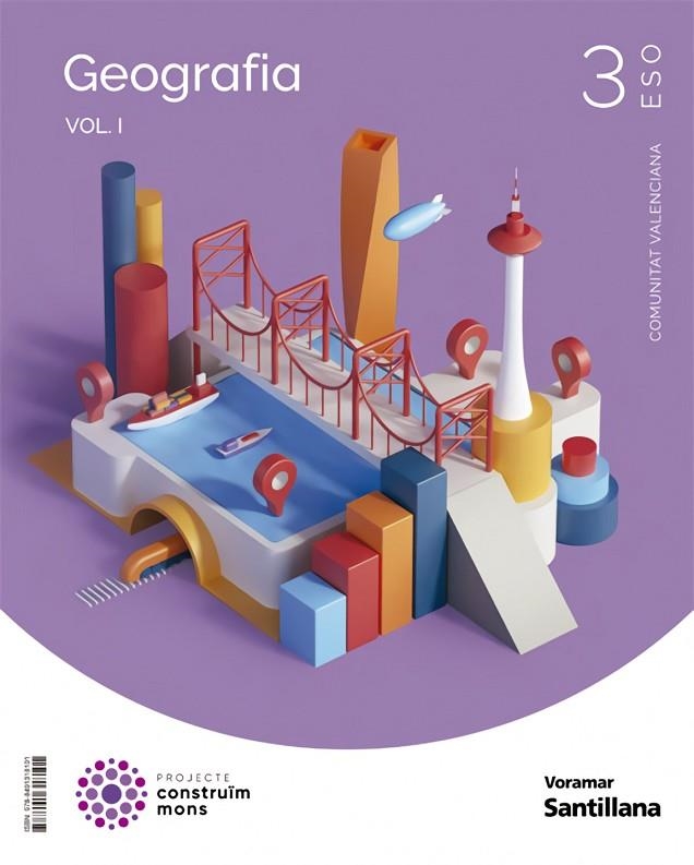 GEOGRAFIA I HISTORIA 3 ESO CONTRUIM MONS | 9788491318101