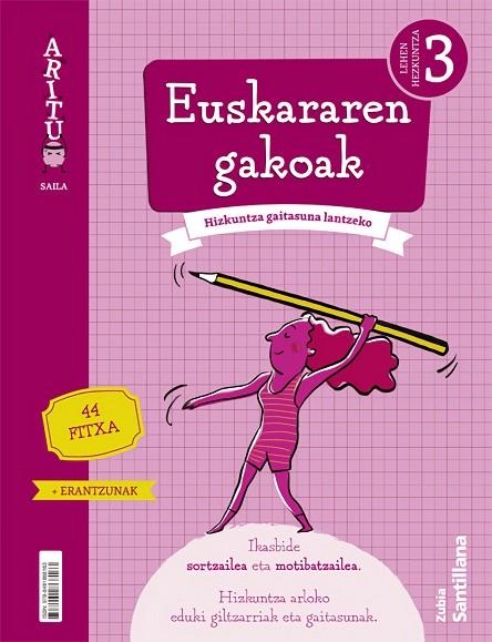 KOADERNOA EUSKARAREN GAKOAK ARITU SAILA 3 LEH | 9788491868163
