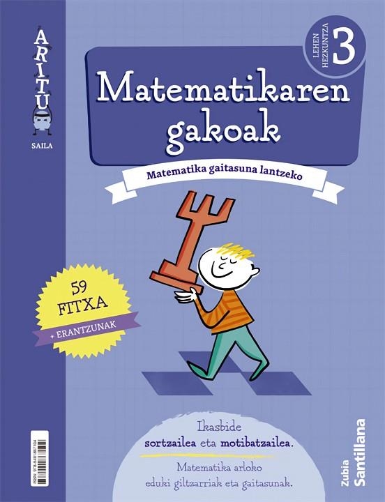 KOADERNOA MATEMATIKAREN GAKOAK ARITU SAILA 3 LEH | 9788491867104