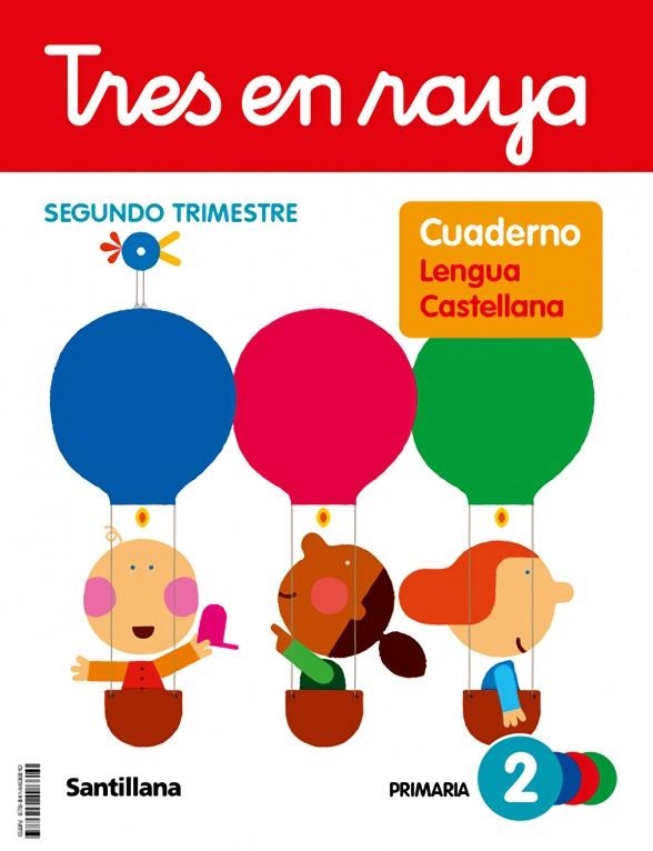 TRES EN RAYA CUADERNO LENGUA PAUTA 2 PRIMARIA 2 TRIM | 9788414408810