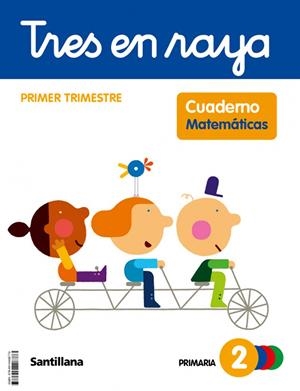 TRES EN RAYA CUADERNO MATEMATICAS 2 PRIMARIA 1 TRIM | 9788414408773