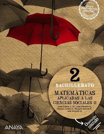 MATEMÁTICAS APLICADAS A LAS CIENCIAS SOCIALES II. | 9788414329597