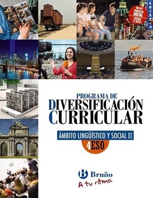 DIVERSIFICACIÓN CURRICULAR ÁMBITO LINGÜÍSTICO Y SOCIAL 4 ESO A TU RITMO | 9788469634103