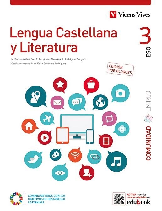 LENGUA CAST 3ESO BLOQUES COMUNIDAD RED | 9788468284842 | N. BERNABEU, E. ESCRIBANO, P. RODRÍGUEZ, E. GUTIÉRREZ