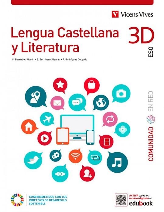 LENGUA CAST 3ESO COMB CUAD COMUNIDAD RED | 9788468288697 | N. BERNABEU, E. ESCRIBANO, P. RODRÍGUEZ