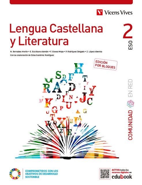 LENGUA CASTELLANA 2ESO BLOQ COM RED | 9788468293110 | N. BERNABEU, E. ESCRIBANO, F. ESTESO, P. RODRÍGUEZ, Z. LÓPEZ
