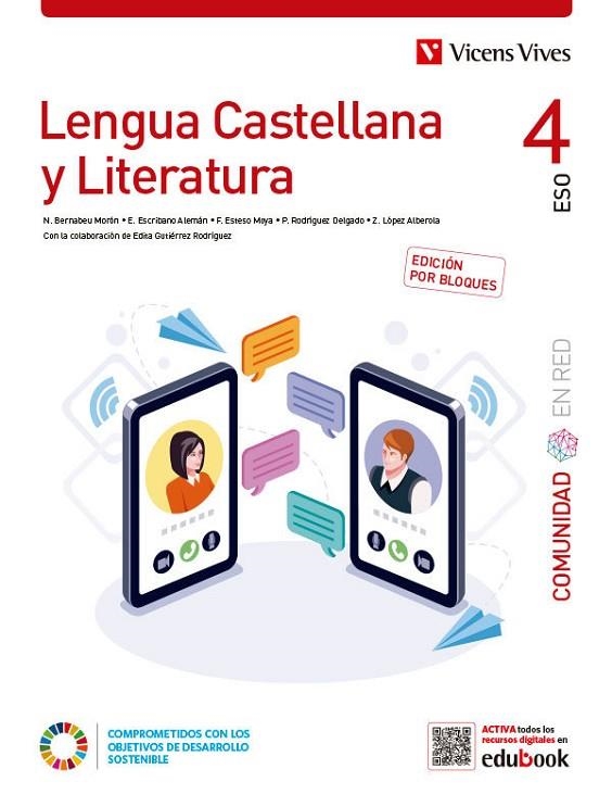 LENGUA CASTELLANA 4ESO BLOQ COM RED | 9788468293127 | N. BERNABEU, E. ESCRIBANO, F. ESTESO, P. RODRÍGUEZ, Z. LÓPEZ