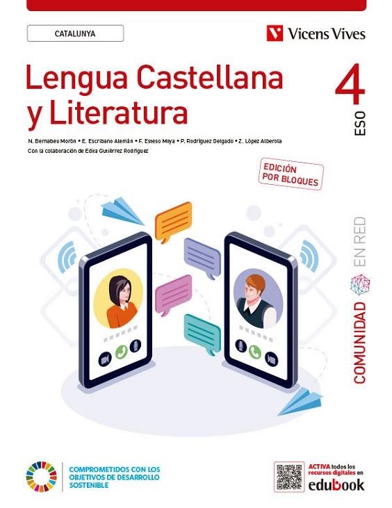 LENGUA CASTELLANA Y LITERATURA 4ESO COMUNIDAD EN RED (CAT) | 9788468294421