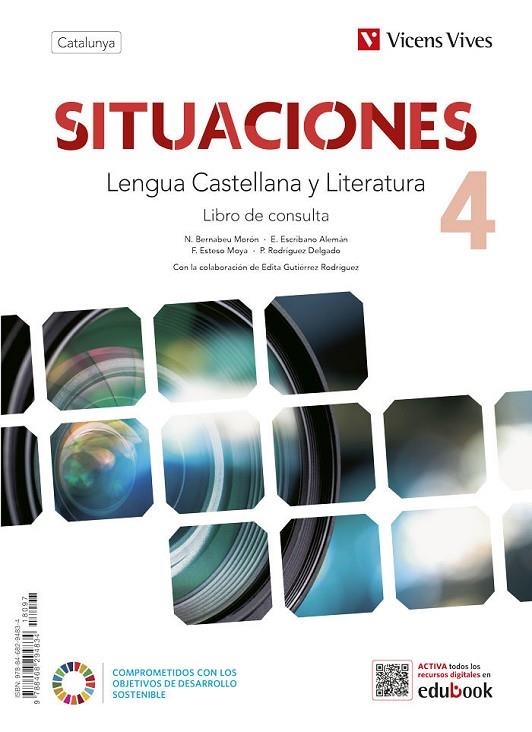 LENGUA CASTELLANA 4ESO LIB+CUAD+DG CAT | 9788468294834 | N. BERNABEU, E. ESCRIBANO, F. ESTESO, P. GARCÍA, I. LINARES, P. RODRÍGUEZ, Z. LÓPEZ
