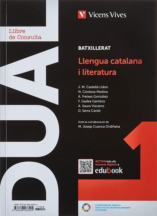 LLENGUA I LIT CATALANES 1 BACH DUAL | 9788468286204