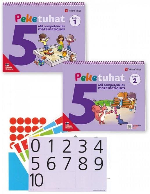 PEKETUHAT CUADERNO 1 Y 2+FICHAS MATE CAT | 9788468290720