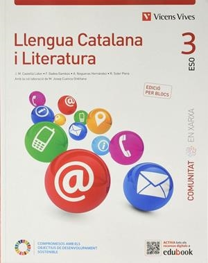 LLENGUA CATALANA I LITERATURA 3ESO COMUNITAT EN XARXA (CAT) | 9788468286297