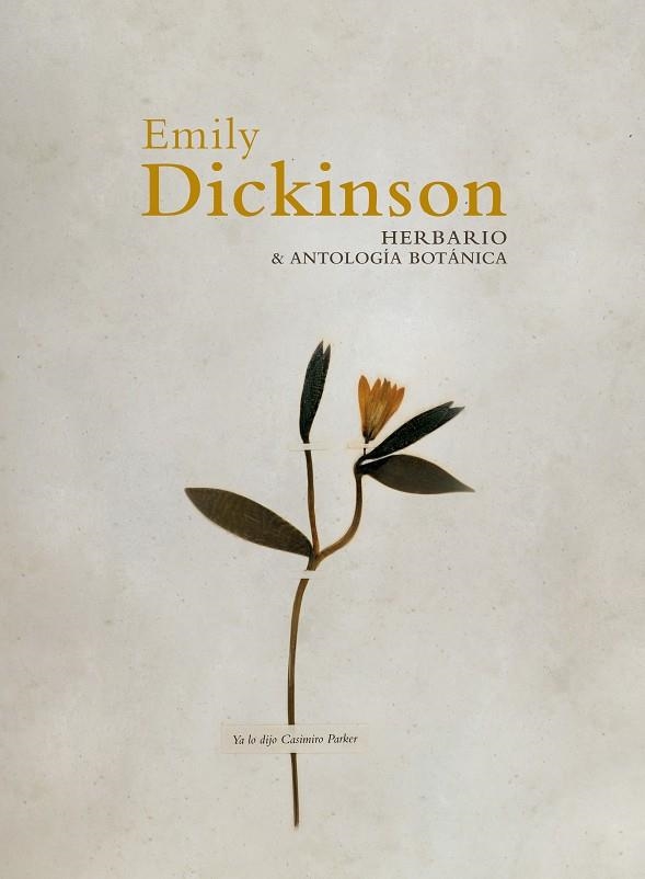 HERBARIO Y ANTOLOGÍA BOTÁNICA | 9788412705522 | DICKINSON, EMILY