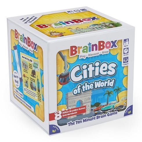 BRAINBOX CITIES OF THE WORLD REFRESH 2022 | 5025822244444 | GREEN BOARD GAMES
