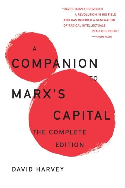 A COMPANION TO MARX'S CAPITAL : THE COMPLETE EDITION | 9781788731546 | DAVID HARVEY