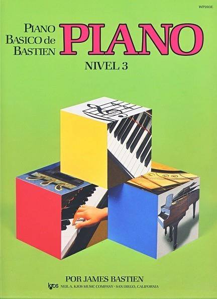 PIANO BÁSICO DE BASTIEN NIVEL 3 | 9780849794728 | BASTIEN