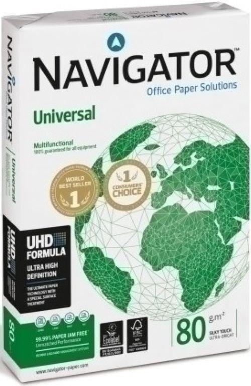 C/5 PAQUETE 500 HOJAS A4 80G NAVIGATOR UNIVERSAL | 5602024006119