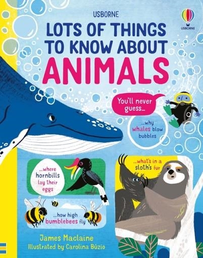LOTS OF THINGS TO KNOW ABOUT ANIMALS | 9781474990752 | JAMES MACLAINE
