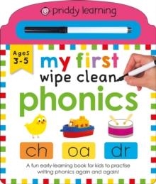 MY FIRST WIPE CLEAN PHONICS | 9781838993184 | PRIDDY BOOKS, ROGER PRIDDY 