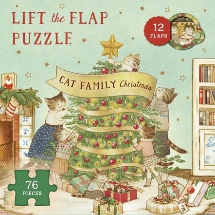 CAT FAMILY CHRISTMAS LIFT/FLAP PUZZLE | 9780711287853 | LUCY BROWNRIDGE