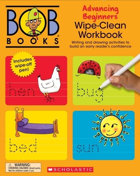 BOB BOOKS - WIPE-CLEAN WORKBOOK: ADVANCING BEGINNERS PHONICS | 9781338860047