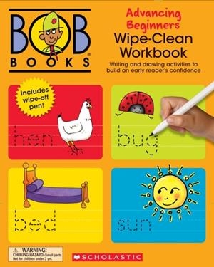 BOB BOOKS - WIPE-CLEAN WORKBOOK: ADVANCING BEGINNERS PHONICS | 9781338860047