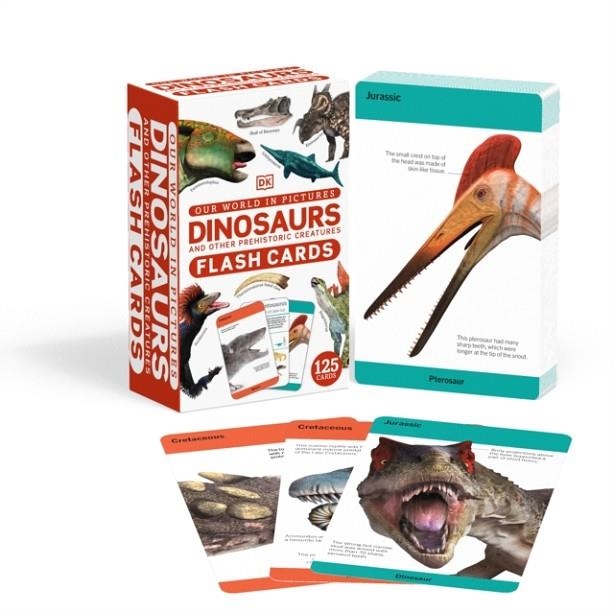 OUR WORLD IN PICTURES DINOSAURS AND OTHER PREHISTORIC CREATURES FLASH CARDS | 9780241620090 | DK