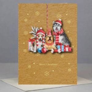 TARJETA ADORNO  PERRITOS | 0617285429992