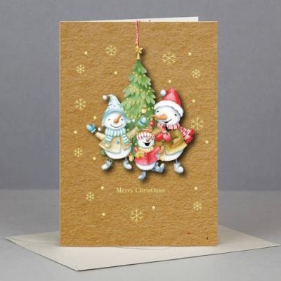 TARJETA ADORNO  FELICES FIESTAS | 0617285429954