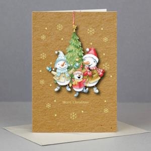 TARJETA ADORNO  FELICES FIESTAS | 0617285429954