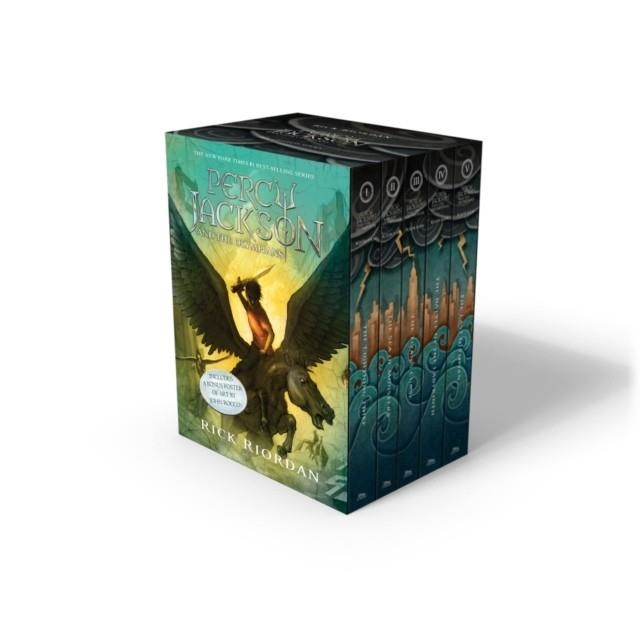 PERCY JACKSON AND THE OLYMPIANS 5 BOOK PAPERBACK BOXED SET (W/POSTER) | 9781368098045 | RICK RIORDAN