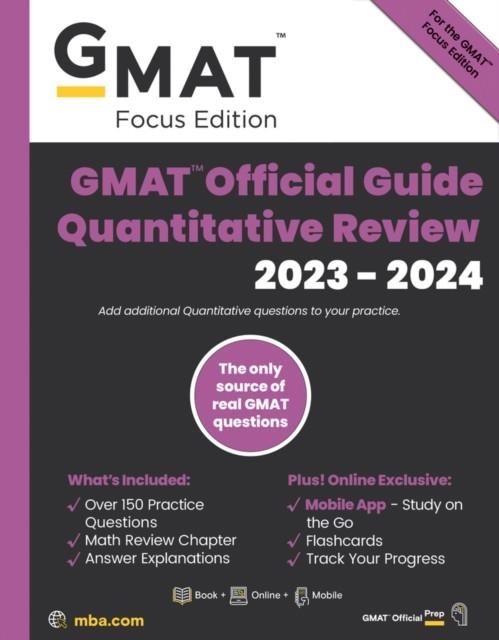 GMAT OFFICIAL QUANTITATIVE REVIEW 2023 | 9781394169955