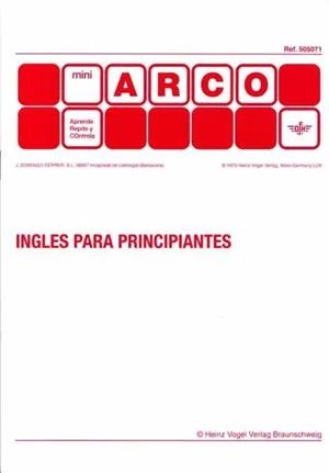 G-MINI ARCO:INGLES PRINCIPIANTES | 9788492490509