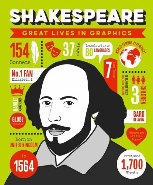GREAT LIVES IN GRAPHICS: SHAKESPEARE | 9781787080515