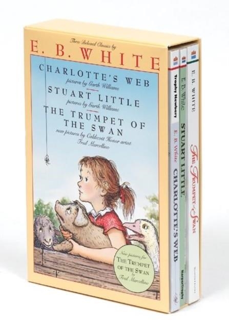 E B WHITE BOX SET 3 CLASSIC FAVORITES | 9780064409643 | CHARLOTTE'S WEB, STUART LITTLE, THE TRUMPET OF THE SWAN
