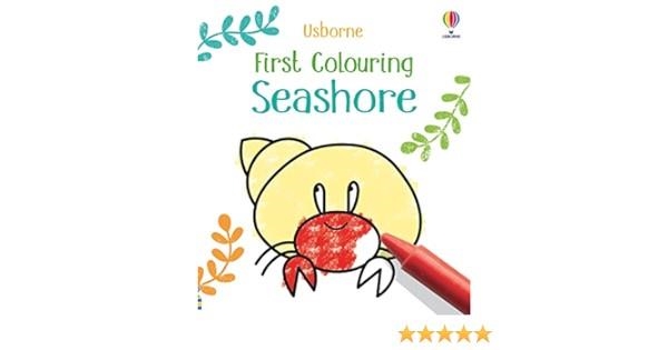 FIRST COLOURING SEASHORE | 9781801319119 | KATE NOLAN